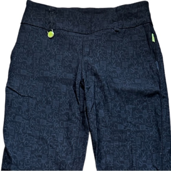 Swing control woman’s golf pants size 0 printed letter - Picture 3 of 6